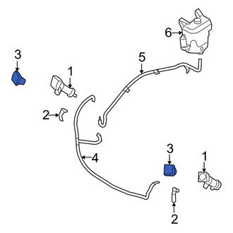 Mazda OE - Front Left Headlight Washer Nozzle