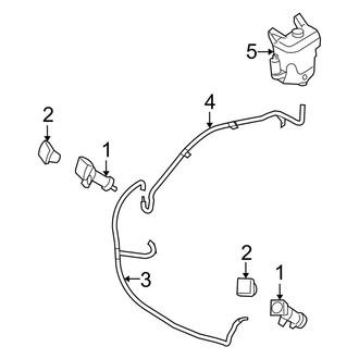 Mazda OE - Front Lamps - Washer Components