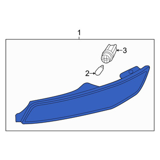 Mazda OE - Left Side Marker Light