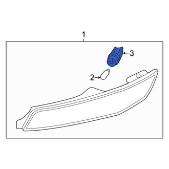 Mazda OE - Front Side Marker Light Socket
