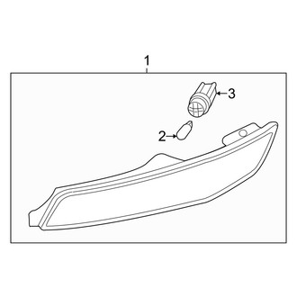 Mazda OE - Front Lamps - Side Marker Lamps