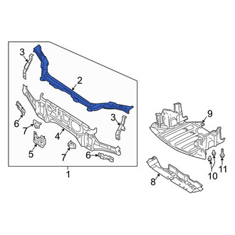 Mazda OE - Front Upper Radiator Support Tie Bar