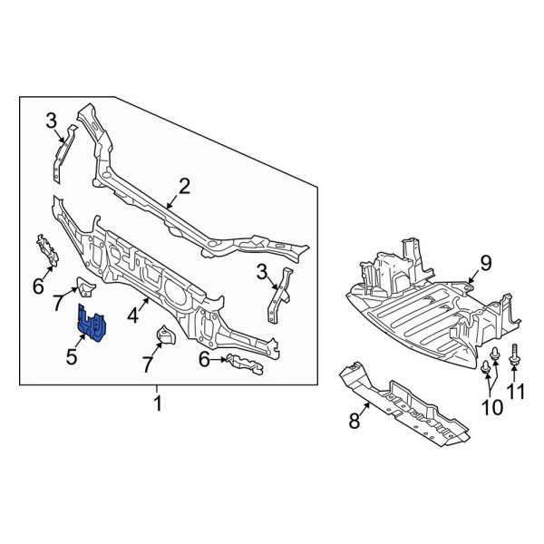 Radiator Support Panel