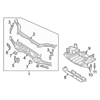 Mazda OE - Radiator Support