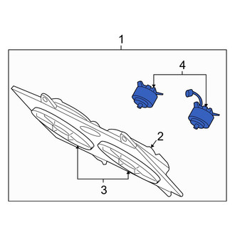 Mazda OE - Left Engine Cooling Fan Motor