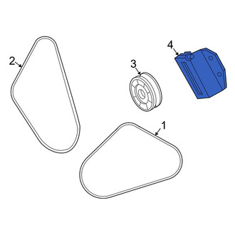 Mazda OE - A/C Drive Belt Idler Pulley Bracket