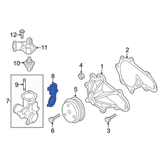 Mazda OE - Engine Coolant Thermostat Housing Gasket