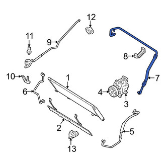Mazda OE - A/C Refrigerant Suction Hose