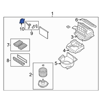 Mazda OE - HVAC Air Inlet Door Actuator