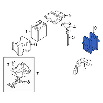 Mazda OE - Battery Box Bracket