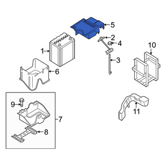 Mazda OE - Upper Battery Cover