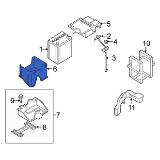 Mazda OE - Lower Battery Cover