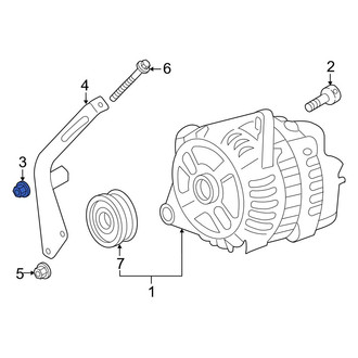 Mazda OE - Alternator Nut