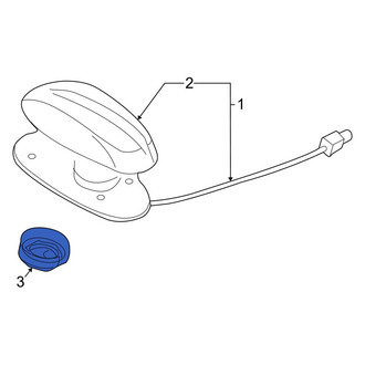 Mazda OE - Radio Antenna Base Nut