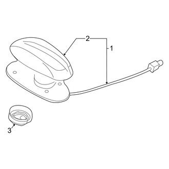 Mazda OE - Electrical - Antenna (With Sunroof)