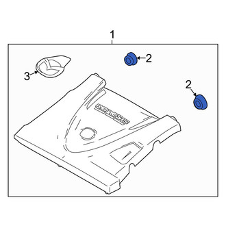 Mazda OE - Engine Cover Insulator