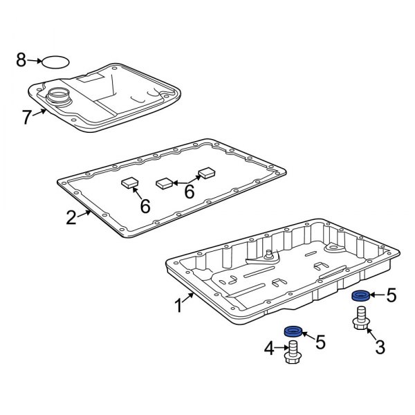 Mazda OE BT2419859 Automatic Transmission Drain Plug Seal