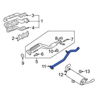Mazda OE - Exhaust Intermediate Pipe