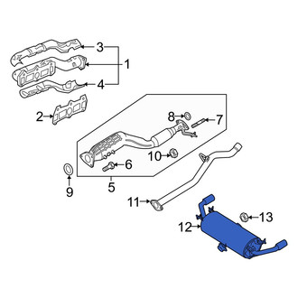 Mazda OE - Exhaust Muffler
