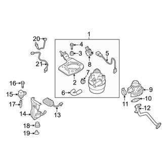 Mazda OE - Emission System - Emission Components (Air Pump and Sensors)