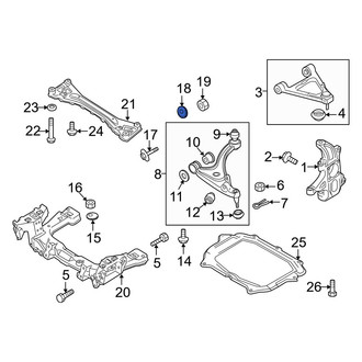 Mazda OE - Front Alignment Camber Adjusting Eccentric
