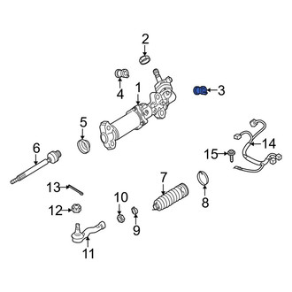 Mazda OE - Front Left Upper Rack and Pinion Assembly Bushing