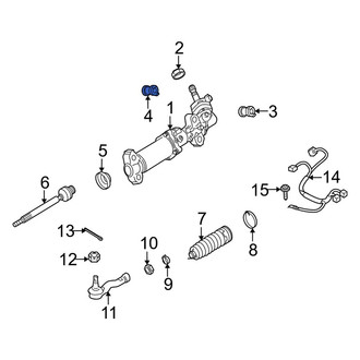Mazda OE - Lower Rack and Pinion Assembly Bushing