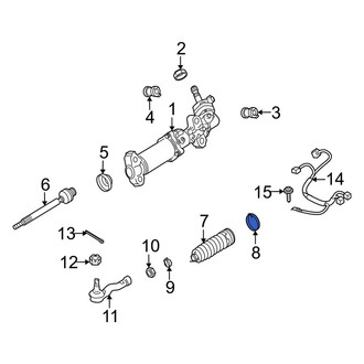 Mazda OE - Upper Rack and Pinion Bellows Clamp