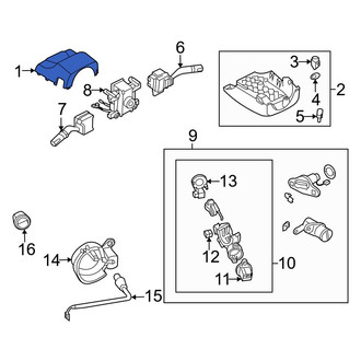 Mazda OE - Upper Steering Column Cover