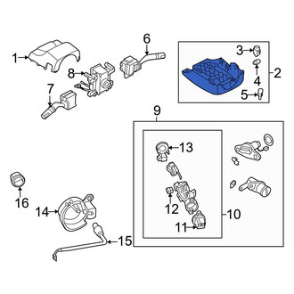Mazda OE - Lower Steering Column Cover