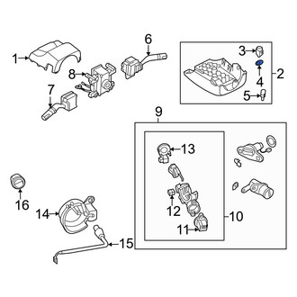 Mazda OE - Ignition Lock Escutcheon