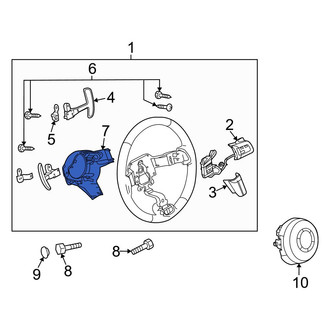 Mazda OE - Lower Steering Wheel Back Cover
