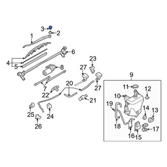 Mazda OE - Wiper Arm Cap