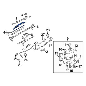 Mazda OE - Right Wiper Blade