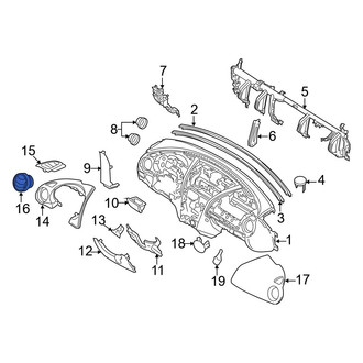 Mazda OE - Front Dashboard Air Vent