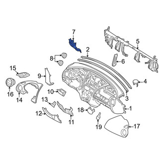 Mazda OE - Front Instrument Panel Bezel