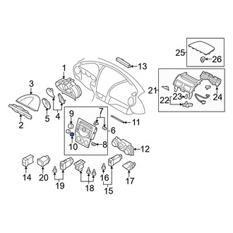Mazda OE - Radio Knob