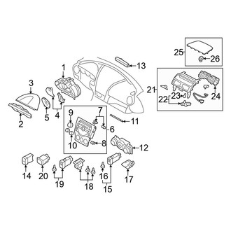Mazda OE - Instrument Panel - Cluster & Switches