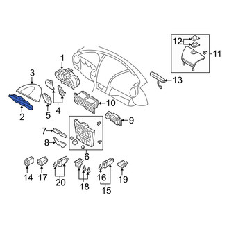 Mazda OE - Instrument Cluster Bezel