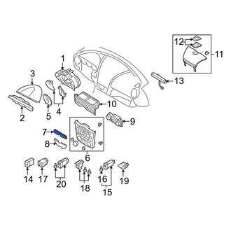 Mazda OE - Front Upper Instrument Panel Trim Panel