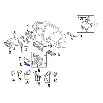 Mazda OE - Front Lower Instrument Panel Trim Panel