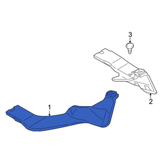 Mazda OE - Right Lower Instrument Panel Air Duct