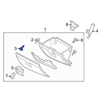 Mazda OE - Rear Door Window Switch Screw