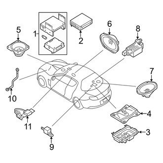 Mazda OE - Instrument Panel - Sound System