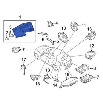 Mazda OE - Radio Control Unit