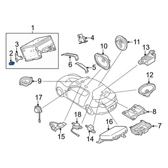 Mazda OE - Radio Insulator