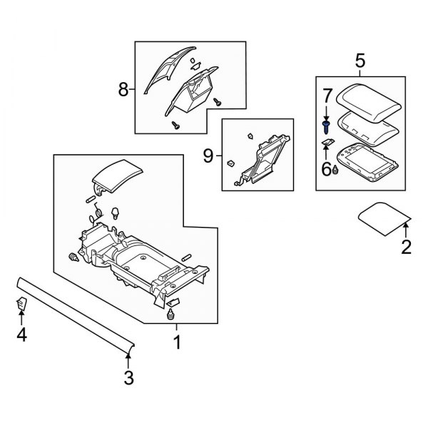 Console Lock Screw