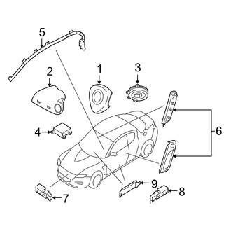 Mazda OE - Restraint Systems - Air Bag Components