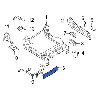 Mazda OE - Front Rearward Seat Track Cover
