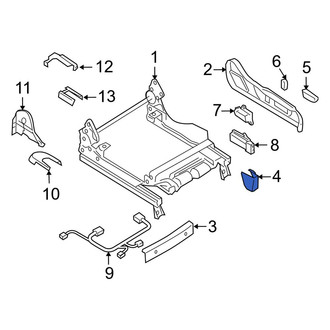 Mazda OE - Front Right Outer Seat Track Cap